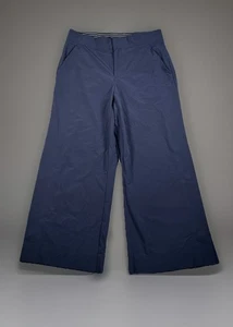 Pantalón corto Athleta Tribeca para mujer 2 azules pierna ancha ligero dobladillo a presión - Imagen 1 de 9