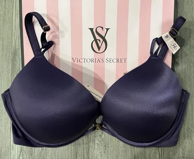 34D Victoria Secret Very Sexy Purple Bombshell Add-2-Cups Smooth Push Up Bra NEW - Image 1 of 4