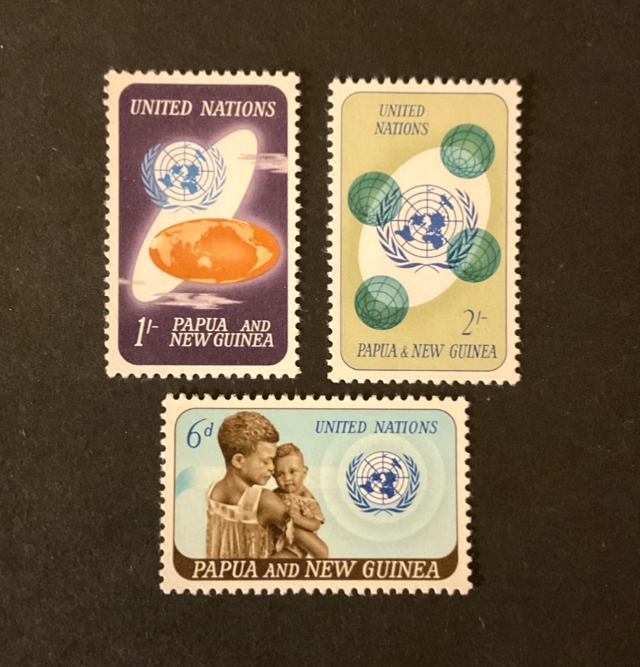 Papúa Nueva Guinea Scott #206-8 nunca articulado Foto 1 de 1