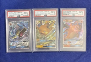 Hidden Fates Consequive Charizard Gyarados Raichu GX SM211 SM212 SM213 PSA 10s - Bild 1 von 8