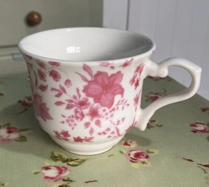 Whittard Of Chelsea ~ Taza de té floral rosa blanco Victoria Chintz ~ Nueva ~ RARA - Imagen 1 de 4