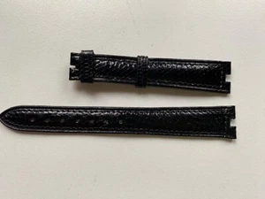 must de CARTIER Leather Strap Correa de Piel 14 mm Color negro - Para hebilla - Imagen 1 de 4