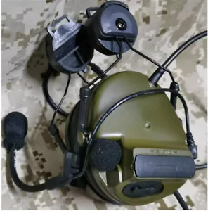 Comtac-III C3 Tactical Pickup Noise Reduction Headset Helmet Mounted Version - Picture 1 of 14