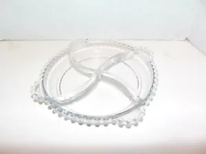 Imperial Candlewick Nut / Candy Dish- 4 sections - Picture 1 of 6