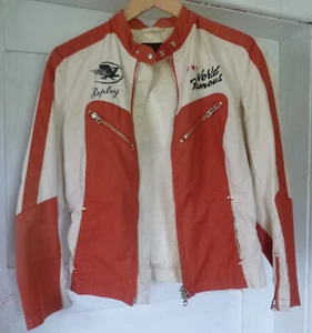 Replay Jacke Gr. L 65% Baumwolle Stehkragen Doppelzipper - Bild 1 von 10