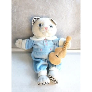 Scholastic Mutter Gans Die Katze & die Geige Plüschtier - 12 Zoll blaues Outfit & Rassel - Bild 1 von 10