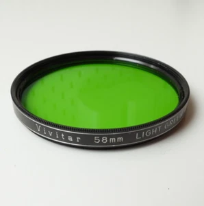 Vivitar 58mm Filter Light-Green No 11 X1 G 58 Made in Japan Vintage Excellent - Picture 1 of 10