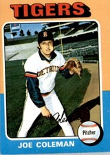 1975 Topps Baseball Joe Coleman (A) Detroit Tigers #42
