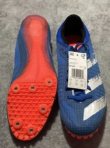 adidas Sprintstar Spikes Men Size 12 Blue White EG1200 Track Spikes No Spikes - Picture 1 of 5