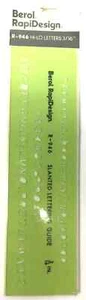 Berol® RapiDesign® Template: R-946 HI-LO Letters 3/16" Template - Picture 1 of 1