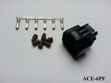 Produktbild - Acewell Wasserdichter 6er Stecker ACEWELL weiblich schw. +++ Steckersatz ist mit