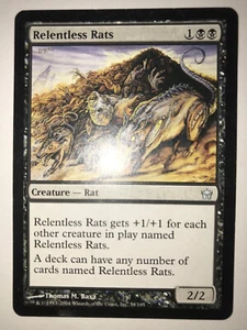 Relentless Rats Fifth Dawn Regular MTG LP - Picture 1 of 2