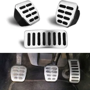 3pcs Clutch Gas Brake Foot Pedal Cover For VW Bora Golf MK3 MK4 Vento Lupo Polo - Picture 1 of 11