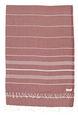 Bersuse 100% Cotton Anatolia XL Throw Blanket Turkish Towel - 61x82 Inches, - Image 1 of 4