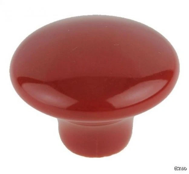 Coca Cola Red Ceramic Cabinet Knob Drawer Pull 1 1/2" Hardware Cupboard - Image 1 of 1