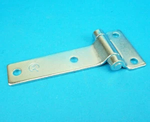 1 x bisagra de puerta de acero chapa plana para remolques y caja de caballos #FB7110ZP - Imagen 1 de 1