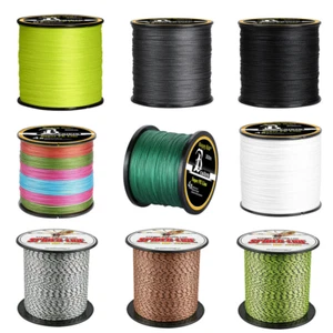 328/547/1093 Yards PE Sea Braided Fishing Line 4/8 Strands 12-100LB 300-1000M - Picture 1 of 24