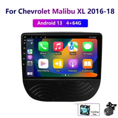 Wireless Carplay For Chevrolet Malibu XL 2016-18 Android 13 4-64G Car Radio WIFI - Image 1 of 4