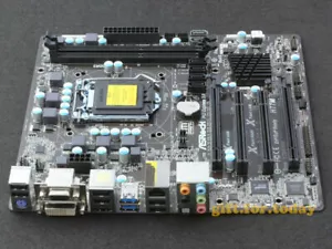 Placa madre original ASRock H77M Intel H77 LGA 1155 DDR3 DVI HDMI USB 3.0 mATX - Imagen 1 de 4