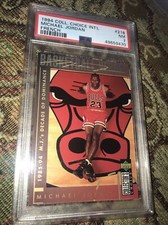 1994 Collector's Choice International MICHAEL JORDAN #218 French PSA 7 Near MINT