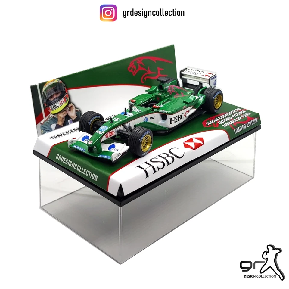 Antonio Pizzonia - Jaguar R4 - F1 Monaco GP 2003 / Altaya - IXO / 1:43 - Immagine 1 di 4