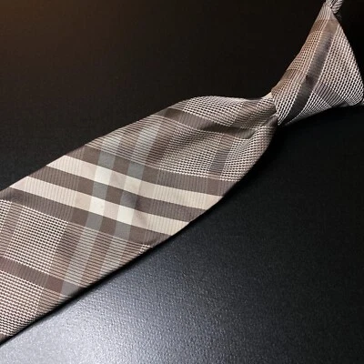 BURBERRY LONDON. Nova Check Silk Men’s Tie. M In Italy. Good Con - Image 1 of 4