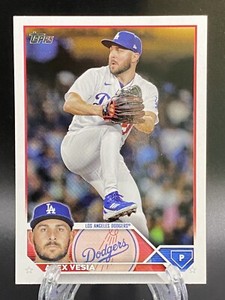 2023 Topps Update Alex Vesia /300 Advance Stats Los Angeles Dodgers #US261
