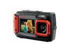 Coleman Duo2 20 MP Waterproof Digital Camera with Dual LCD Screen (Red)