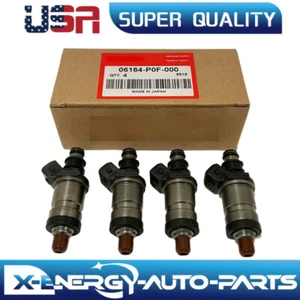 4 OEM NEW FUEL INJECTORS 06164-P0F-000 FOR 93-96 PRELUDE 2.2L - Picture 1 of 1