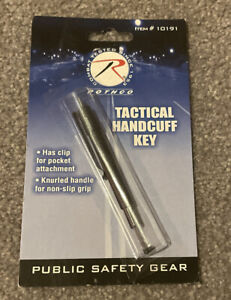 NEW ROTHCO Public Safety Gear Pen Style Tactical Handcuff Key 10191