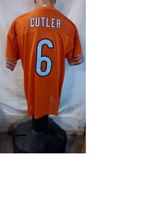 Reebok Authentic NFL Jersey Bears Jay Cutler Orange Alternate sz 56 - Picture 1 of 2