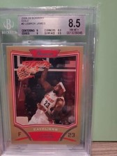 2008-09 Bowman Chrome LeBron James Gold  13/50