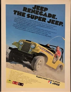 1972 Jeep Renegade Super Jeep Aluminum Wheels V8 Print Ad - Picture 1 of 1