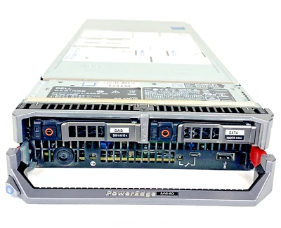 Barebones Dell PowerEdge M640 Blade Server 2x Heatsinks  FCLGA3647 NO CPU NO RAM - Image 1 of 4