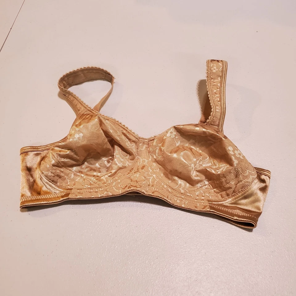 Sujetador Playtex Mujer 36B Beige Floral 18 Horas Ultimate Lift & Support Inalámbrico Foto 1 de 4
