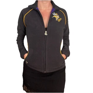 Women’s NFL Minnesota Vikings Jacket Sz Small Reebok - Picture 1 of 8