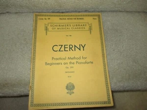 1960s Czerny Practical Method For Beginners Piano-Schirmer/Used - Picture 1 of 7