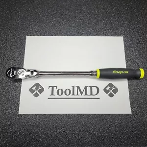 Snap-on Tools USA NEW HI-VIZ YELLOW 3/8" Drive Long Flex Head Ratchet FHLF80AHV - Picture 1 of 17