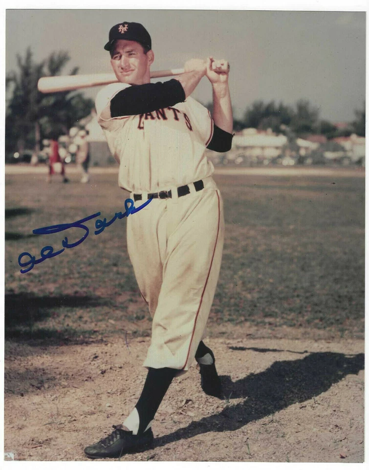 Foto firmada por Alvin Dark de 8 x 10/autografiada de los New York Giants Foto 1 de 1