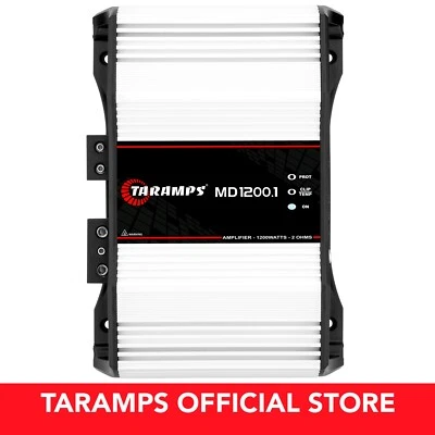 Taramps MD 1200.1 Monoblock Amplifier 2 Ohms 1200 Watts Rms 1 Channel Class D - image 1 of 4