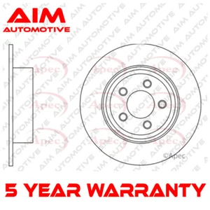 1x Brake Disc Rear Aim Fits Chrysler 300 C 2006-2011 300C 2012-2015 3.0 CRD - Picture 1 of 2