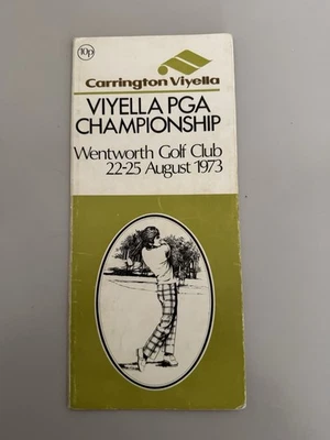 Official Programme From The Viyella PGA Championship Wentworth 1973 Multi-signed - Image 1 of 4