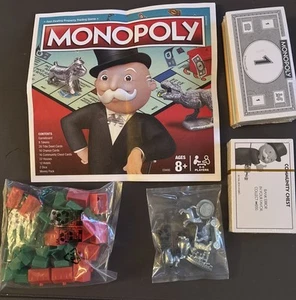 New 8 Monopoly TOKENS-Rex Dinosaur, Penguin, Duck Dog, Cat chance And Money Inst - Picture 1 of 2