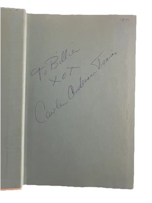 Signed Celebrity Cookbook ~ Star Food 1981 Carole Andersen Travis ~ Hollywood Re - Image 1 of 4