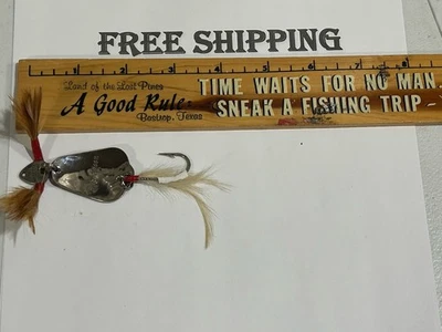 Señuelo de pesca vintage Tony Accetta Bug-Spoon EXCELENTE ESTADO CAJA DE APAREJOS ENCONTRAR Foto 1 de 3