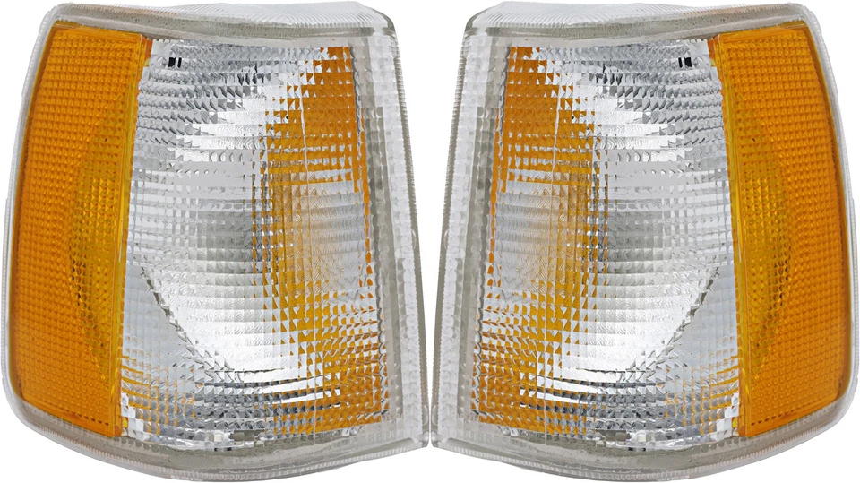 Para 1990-1992 Volvo 740 940 960 conjunto de luzes de estacionamento lado motorista e passageiro - Imagem 1 de 4