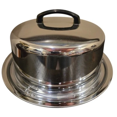 Винтажная хромированная переноска для торта Everedy Co. - Изображение 1 из 4