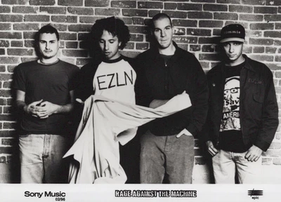Rage Against The Machine Photo Original Black And White Press Promotion Feb 1996 - Bild 1 von 4