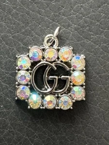 GUCCI Zipper Pull/Charm Iridescent 20mm w/ silver - Picture 1 of 4