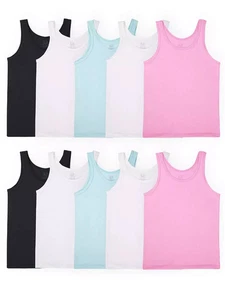 Girls' Undershirts Camis & Tanks Tank-10 Pack-Assorted Medium - Picture 1 of 2